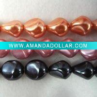Glass pearl beads-10*13mm water drop