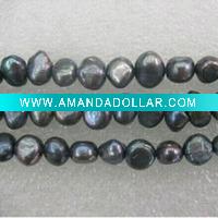 Wholesale wholesale 6-7mm smooth on both sides pearls loose strand