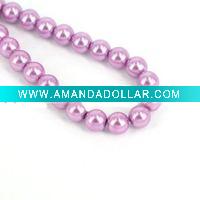 Wholesale Glass pearl for necklace!! Necklace glass pearl!!!