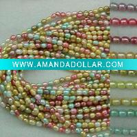 Colored Pearl Strands