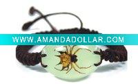 Wholesale Unique Fashion jewelry-Real spider bracelet--Glowing in dark