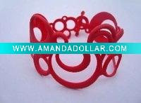 Wholesale NEW&HOT!!!100% silicone fashion bracelet