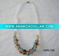 Wholesale LMAL358 Fashion Beads Alloy Necklace