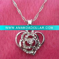 heart alloy necklace