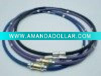 Wholesale silicone health promotion gift necklace