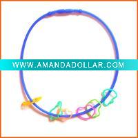 Wholesale silicone necklace with silly ring