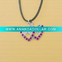 Lovely alloy heart necklace