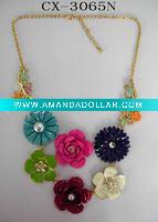 Wholesale Flower Fashion Necklace
