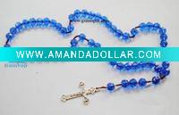 Crystal rosary necklaces