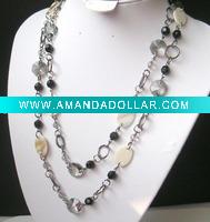 Wholesale newest fashion jewelry crystal necklace NC30089