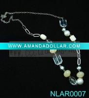 Acrylic beads chain Necklace NLAR0007