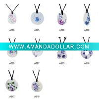 Blue & White Porcelain Pendant