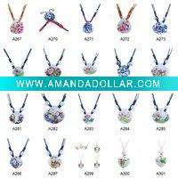 Blue & White Porcelain Pendant