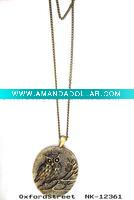 Wholesale 2011 fashion alloy owl necklace