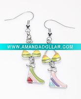 Wholesale 2011 Alloy Oleoresin Fashion Earring with Rhinestone