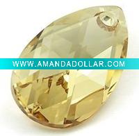 Wholesale 6106 Crystal Almond Pendant