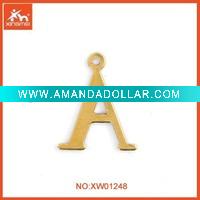 Wholesale Initial letter A charm pendant fashion jewelry accessories