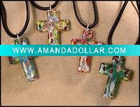 Wholesale GP0010 Cross Murano Glass Pendant