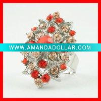 Wholesale Fashion Rings Crystal