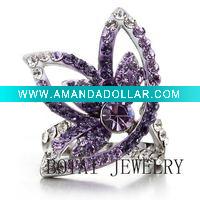 Wholesale 2011 Fashion flower finger rings