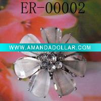 Wholesale fashion jewelry pretty acrylic stretch ring