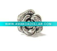 Wholesale fashion flower ring