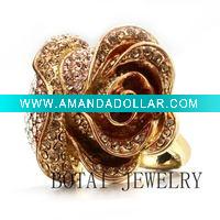 Wholesale 2011 Fashion flower hot rings