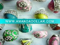 Wholesale wholesale Lots fashion rhinestone rings fashion plating rings