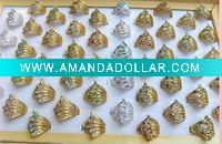 New style Lots Crystal Rhinestone Charm Lady's ring