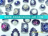 Gemstone rings antique rings