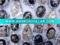 charming Natural shell wedding rings fashion rings