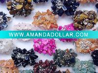 charming natural stone rings wedding rings