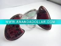 Freesize gemstone rings