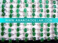 Malay jade stone ring