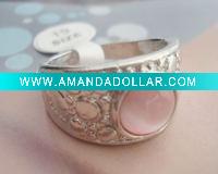 2011 Unique Design Alloy color stone rings mixed sizes