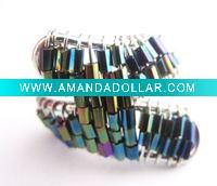 Wholesale fashion beads ring & fashion beaded ring