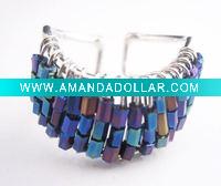 Wholesale fashion beads ring & fashion beaded ring