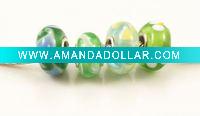 Wholesale new handmade murano ,silver core fit bracelet ,high qulity beads ; glass beads ;