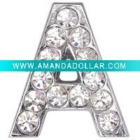 alphabet letter jewelry slider design