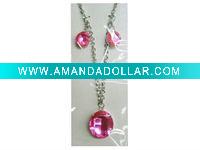 Wholesale Lot of 100 New Elliptical Necklace and Earring Line