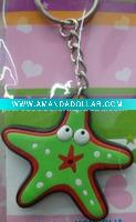 Wholesale fashion PVC key chain