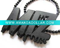 Wholesale wooden pendant, customer design necklace with wood