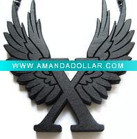 Wholesale wooden pendant, customer design necklace with wood