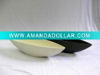 Wholesale black and white matt ceramic flower pots