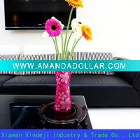 Wholesale Fashional&recyclabe PVC vase with high quality