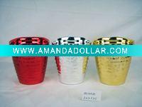 Wholesale silver flower pot/ mini pots