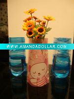 Wholesale Recyclable flat plastic vase