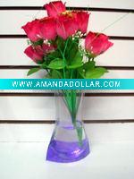 Wholesale PVC foldable vase (J019)