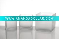 Wholesale White glass vase