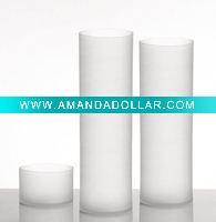 Wholesale White glass vase
